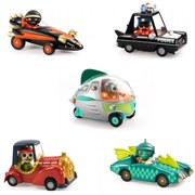 Balíček Crazy Motors - Hurry Police & Visitor X & Red skull & Dragon Fire & Mister Wings