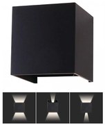 LED Vonkajšie nástenné svietidlo LED/5W/230V 4000K IP65 čierna