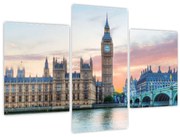 Obraz - Londýn v pastelových farbách (90x60 cm)
