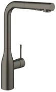 Drezová batéria GROHE Essence New s vyťahovacou sprškou Brushed Hard Graphite 30270AL0