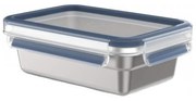 Tefal - Dóza na potraviny 0,8 l MSEAL STEEL modrá/nerez