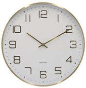 Nástenné hodiny Karlsson Elegance Glow KA5973WH biele 40 cm
