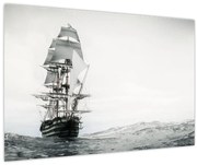 Obraz - Loď plávajúca po oceáne (90x60 cm)