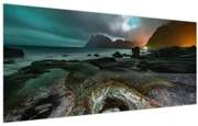 Obraz - Nočná scéna (120x50 cm)