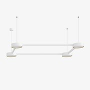 Lucis závesné svietidlo Infinity II 74,8 W 3000K akrylátové sklo biela 24.K1.