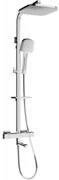 Mexen - CQ33 vaňovo-sprchový set s termostatickou batériou Cube, chrómová, 779103395-00