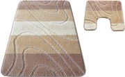 DY Kúpeľňová sada koberčekov s výrezom Montana 05 - béžová