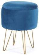 Úložná taburetka LILI modrá