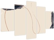 Obraz - Béžová abstrakcia (150x105 cm)