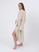 Vaflový župan prírodný - veľkosť S