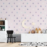 Sablio Tapeta Barevné Hviezdy - 125x75 cm
