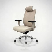 Ergonomická kancelárska stolička svetlobéžová VECTOR