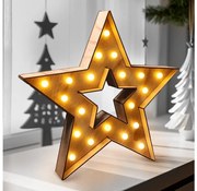 Brilagi - LED vianočná dekorácia LED/2xAA 38x40 cm hviezda