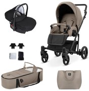 Kočík Kunert Roy black frame 3v1 - mocca