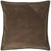 Ib Laursen Zamatový poťah na vankúš Chocolate 52 × 52 cm