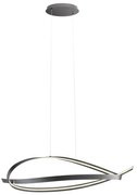 Redo 01-3617 - LED stmievateľný luster na lanku IMPULS LED/38W/230V čierna