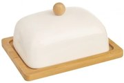 Orion Porcelánová máslenka bambus WHITELINE, 16,5 x 12,5 см