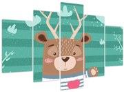 Obraz - Jeleň (150x105 cm)