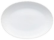Biely kameninový servírovací tanier 37x51 cm Pearl – Costa Nova