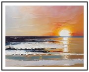 Obraz 40x50 cm Sunset on the Beach