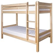 Poschodová posteľ 90 cm LK 136 (masív). Vlastná spoľahlivá doprava až k Vám domov. 753190