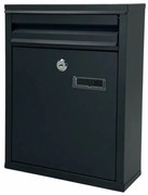 Poštová oceľová schránka Dove, antracitová