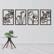 DUBLEZ | Viacdielny drevený obraz kvetov - Vôňa leta