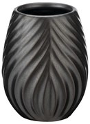 Antracitový keramický téglik na zubné kefky Idro – Wenko