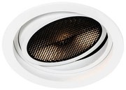 Moderný zapustený reflektor biely nastaviteľný - Coop 111 Honey