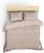 Béžový damaškový set prikrývky a obliečky na vankúš 240x260 cm Beste – Mijolnir