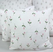 INTERMEDIC SK Obliečka na vankúš Mušelín - Tulipán 40x40 cm