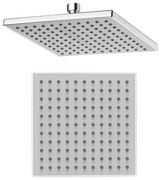 Aqualine Aqualine, Hlavová sprcha, 200x200mm, ABS/chróm, SC164
