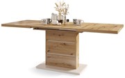 Mazzoni PIANO dub artisan / béžová - moderný rozkladací stôl do 200 cm
