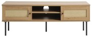 TV stolík v dekore duba v prírodnej farbe 120x43 cm Pensacola – Unique Furniture