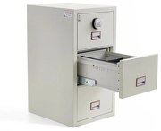 Ohňovzdorná kartotéka COVER, 120 min. 3 zásuvky, kódový zámok, 1210x570x700 mm