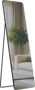 Zrkadlo Gurnee 150x50 cm - čierne matné