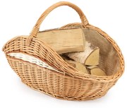 Krbový kôš s jutou Holz I.š. 65 x hl. 35 x v. 28/38(cm)