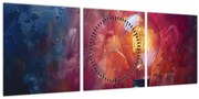 Obraz - Nápad (s hodinami) (90x30 cm)
