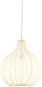 Béžové závesné svietidlo s textilným tienidlom ø 50 cm Elati – Light &amp; Living