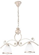 Luster na reťazi RETRO 2xE27/60W/230V zlatá/patina