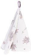 Bavlnená okrúhla utierka Lavander Garden - Ø 80 cm