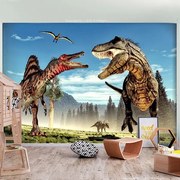 Fototapeta - Fighting Dinosaurs Veľkosť: 350x245, Verzia: Standard