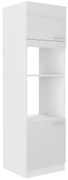 Kuchynská skrinka Lara 60dpm-210 2f Bb Mdf biely lesk
