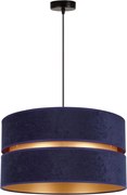 Duolla - Luster na lanku DUO 1xE27/15W/230V pr. 40 cm modrá/zlatá