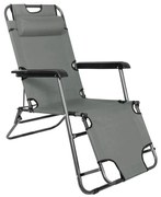 Prehouse Záhradná stolička v šedej farbe