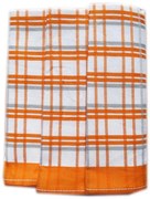 Polášek Károvaná utierka Egypt – 3 ks - č. 5 | Oranžová