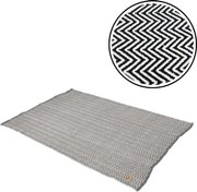 Koberec ESQUINA 140x200 cm, čierno-biely