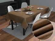 Biante Obdĺžnikový obrus/imitácia brúsenej kože Alcantara ALC-015 Svetlo hnedý 50x100 cm