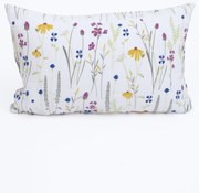 Krepová obliečka na vankúš Renforcé 40 × 60 cm - Nicoletta biela