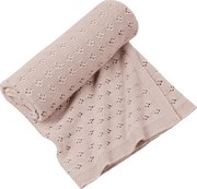 Bambusová prikrivka púdrovo ružová 80×100 cm